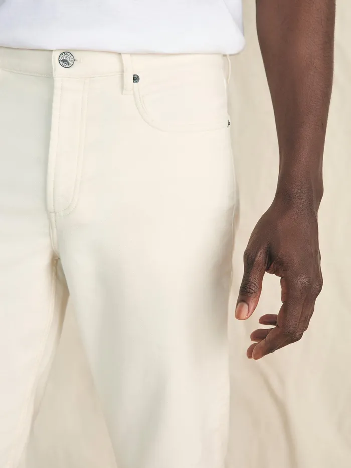 Men Pants Faherty Stretch Terry 5Pocket Athletic Fit Pant 32quot Inseam Cabo Blanco