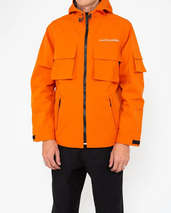 Men Performance Jacket 8211 Harvest Orange Deus Ex Machina Jackets