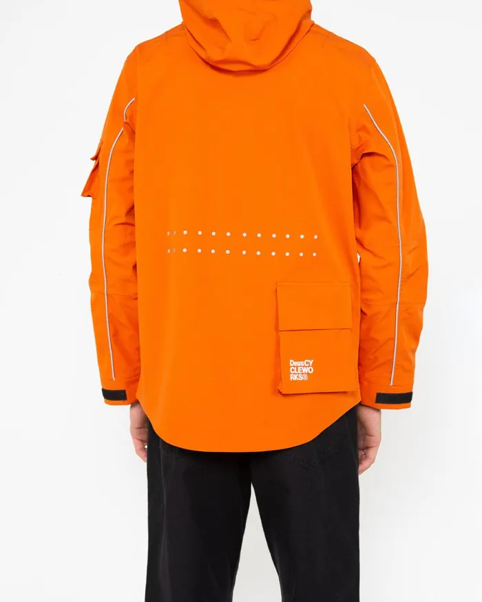 Men Performance Jacket 8211 Harvest Orange Deus Ex Machina Jackets Men Performance Jacket 8211 Harvest Orange Deus Ex Machina Jackets