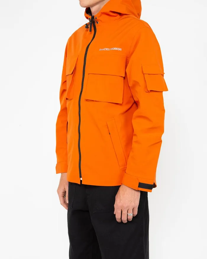Men Performance Jacket 8211 Harvest Orange Deus Ex Machina Jackets Men Performance Jacket 8211 Harvest Orange Deus Ex Machina Jackets