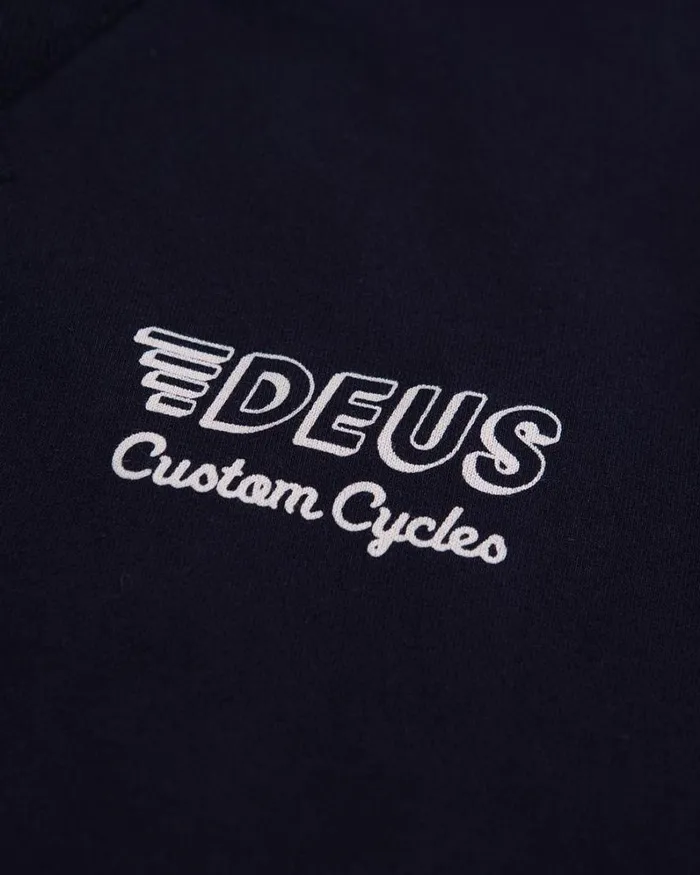 Men Pillar Crew 8211 Black Deus Ex Machina HoodiesFleece Men Pillar Crew 8211 Black Deus Ex Machina HoodiesFleece