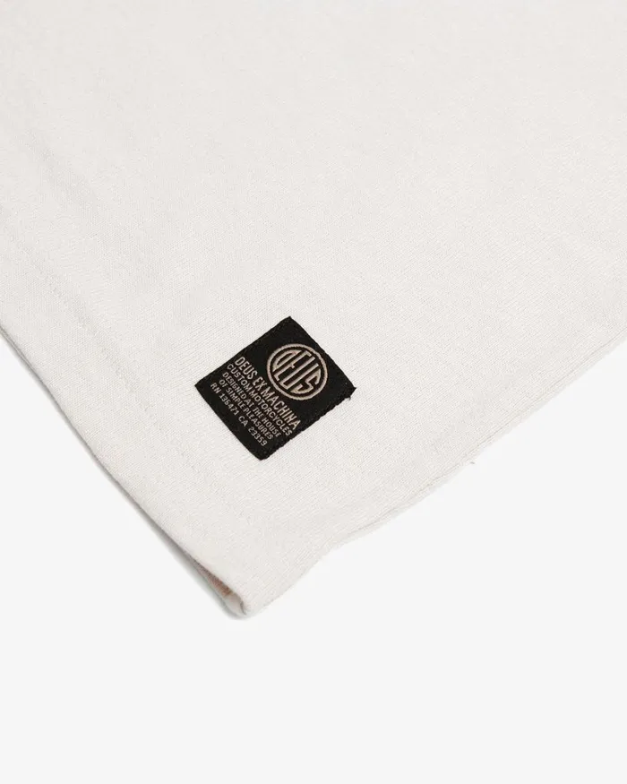 Men Plain Military Tee 8211 Dirty White Deus Ex Machina Tees Men Plain Military Tee 8211 Dirty White Deus Ex Machina Tees