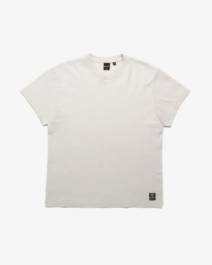Men Plain Military Tee 8211 Dirty White Deus Ex Machina Tees Men Plain Military Tee 8211 Dirty White Deus Ex Machina Tees
