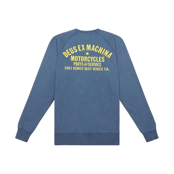 Men Premium Venice Crew 8211 Dark Blue Deus Ex Machina HoodiesFleece Men Premium Venice Crew 8211 Dark Blue Deus Ex Machina HoodiesFleece