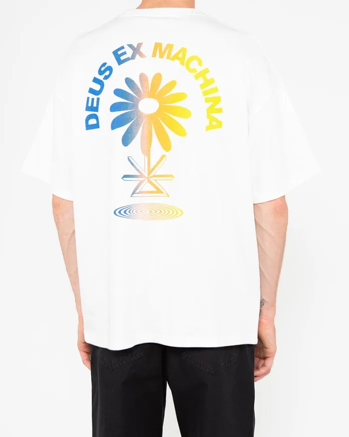 Men Pushin Daises Tee 8211 Vintage White Deus Ex Machina Tees Men Pushin Daises Tee 8211 Vintage White Deus Ex Machina Tees
