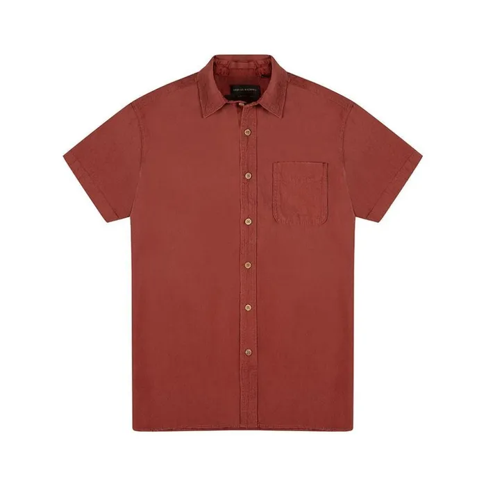 Men Ralph Overdyed Shirt 8211 Henna Deus Ex Machina Shirts