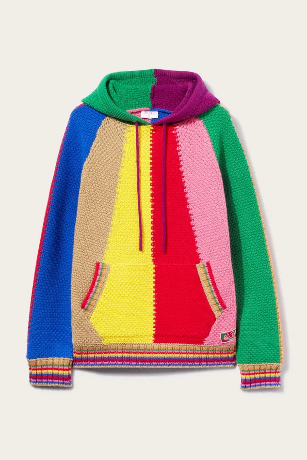 Men Ready To Wear PUCCI Colourblock Wool Hoodie