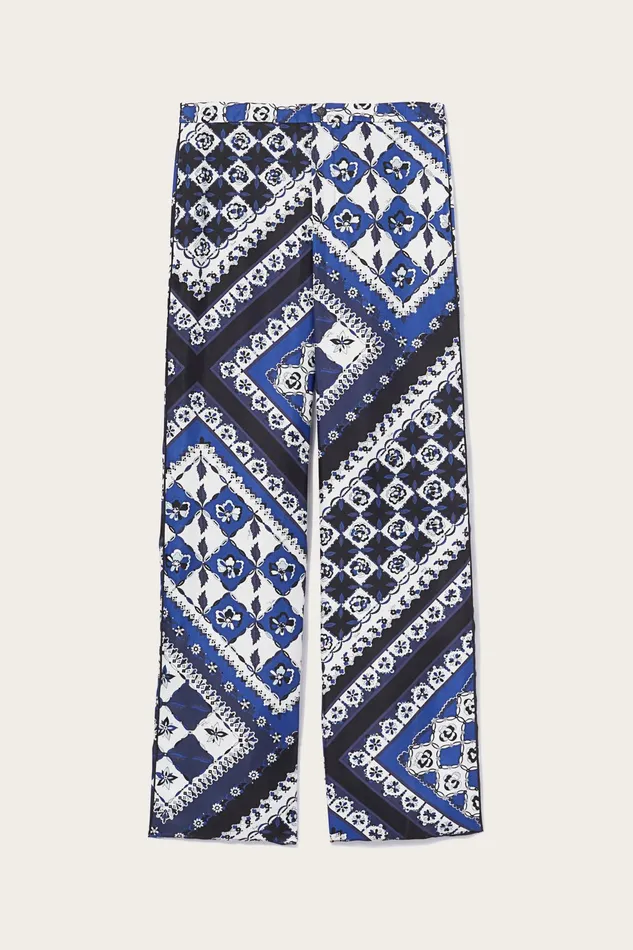 Men Ready To Wear PUCCI FestaPrint SilkTwill Trousers