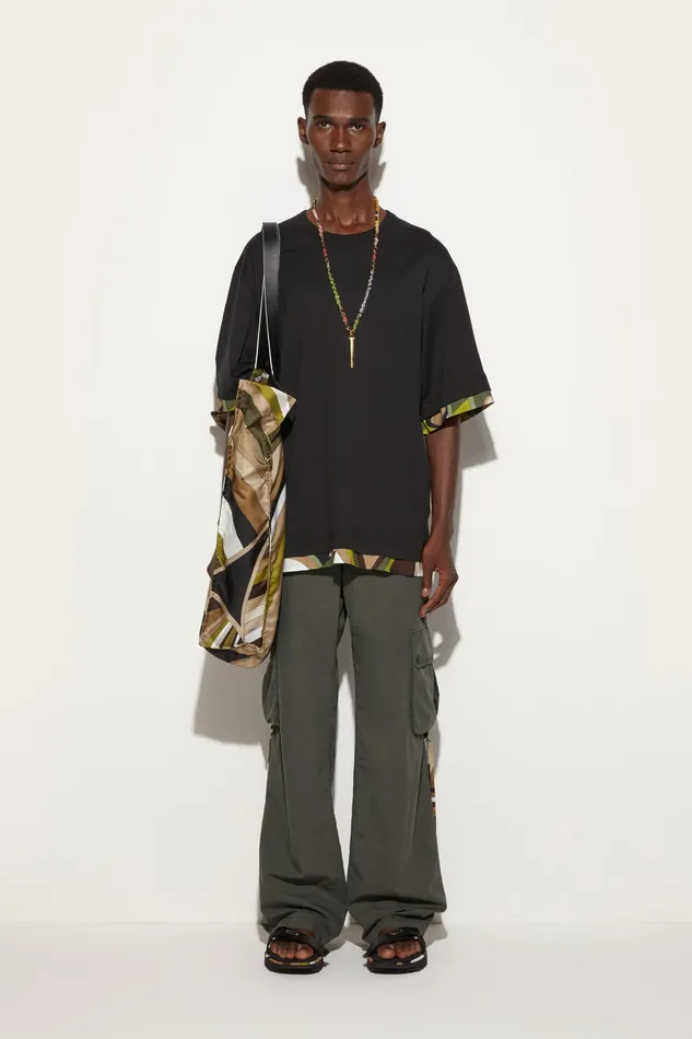 Men Ready To Wear PUCCI IridePrint Cotton TShirt