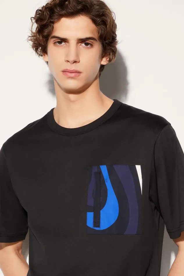 Men Ready To Wear PUCCI MarmoPrint Cotton TShirt