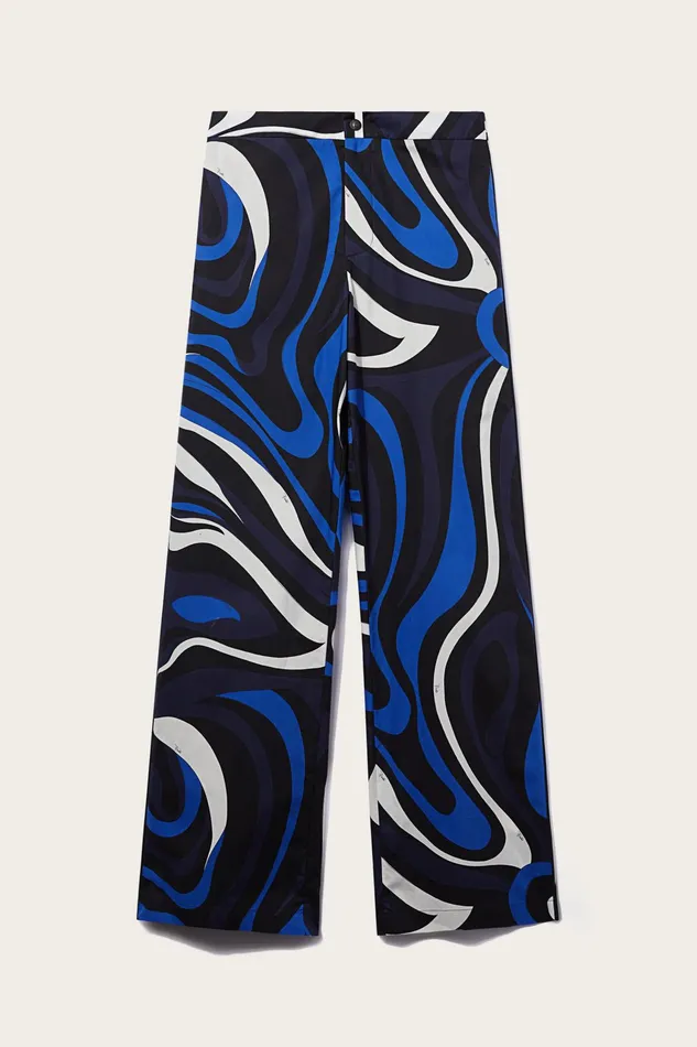 Men Ready To Wear PUCCI MarmoPrint Cotton Trousers