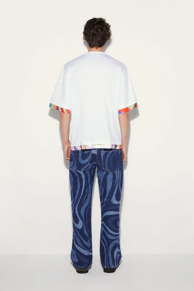 Men Ready To Wear PUCCI MarmoPrint StraightLeg Jeans