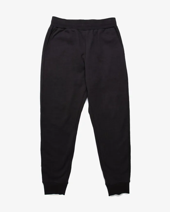 Men Records Fleece Pant 8211 Black Deus Ex Machina Pants