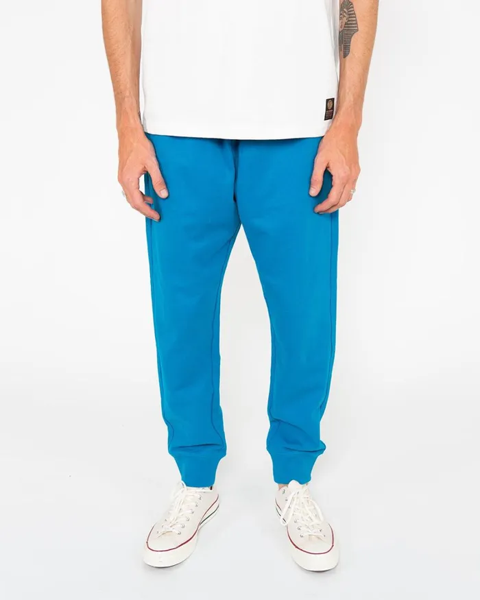 Men Records Fleece Pant 8211 Turkish Blue Deus Ex Machina Pants Men Records Fleece Pant 8211 Turkish Blue Deus Ex Machina Pants
