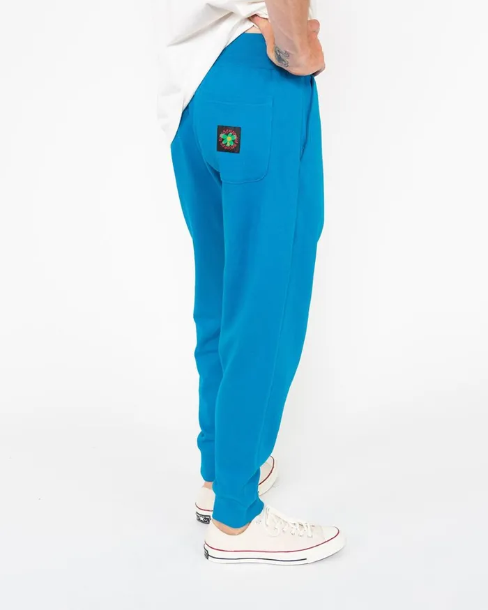 Men Records Fleece Pant 8211 Turkish Blue Deus Ex Machina Pants Men Records Fleece Pant 8211 Turkish Blue Deus Ex Machina Pants