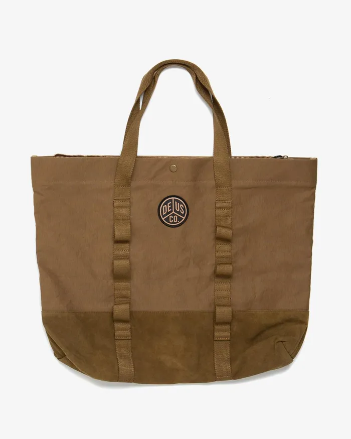 Men Riding Shop Tote 8211 Tan Deus Ex Machina Bags