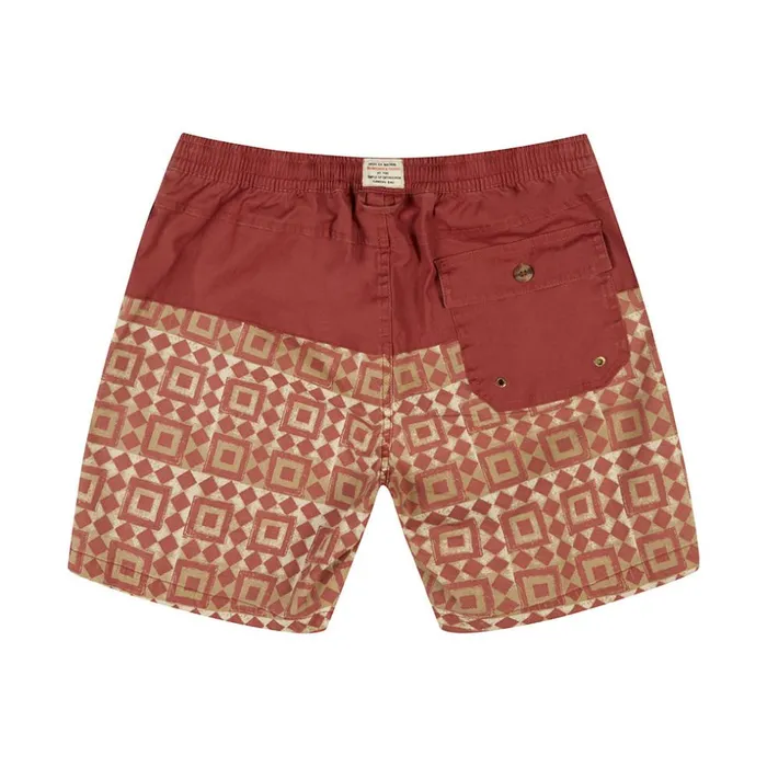 Men Sandbar Breeze Blocks Boardshort 8211 Red Ochre Deus Ex Machina Boardshorts Men Sandbar Breeze Blocks Boardshort 8211 Red Ochre Deus Ex Machina Boardshorts