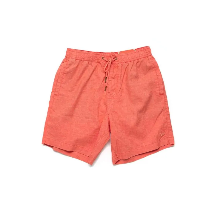 Men Sandbar Hemp Short 8211 Coral Orange Deus Ex Machina Boardshorts