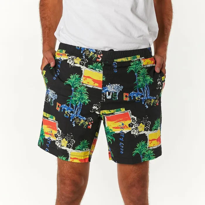Men Sandbar Lambada 8211 Black Deus Ex Machina Boardshorts Men Sandbar Lambada 8211 Black Deus Ex Machina Boardshorts