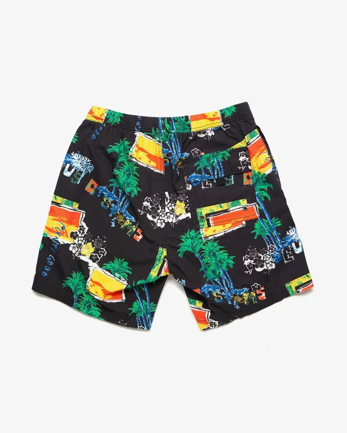 Men Sandbar Lambada 8211 Black Deus Ex Machina Boardshorts Men Sandbar Lambada 8211 Black Deus Ex Machina Boardshorts