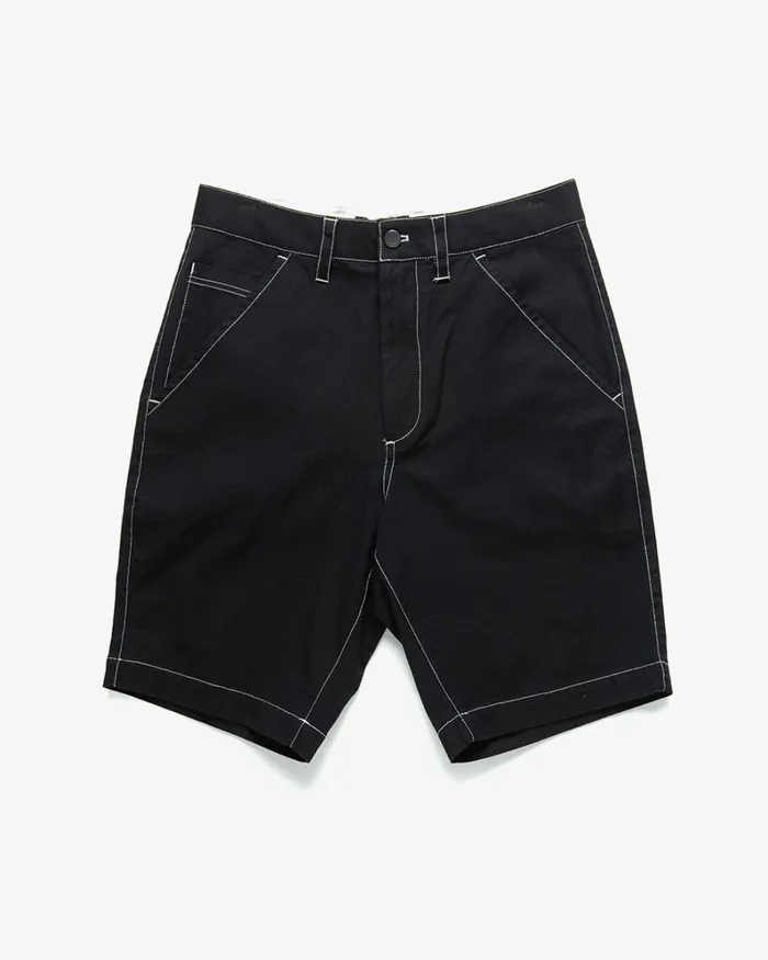 Men Saxon Work Short 8211 Black Deus Ex Machina Shorts