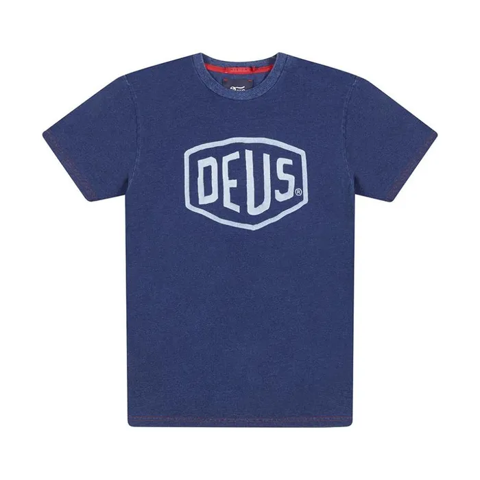 Men Shield Indigo Tee 8211 Dark Indigo Deus Ex Machina Tees