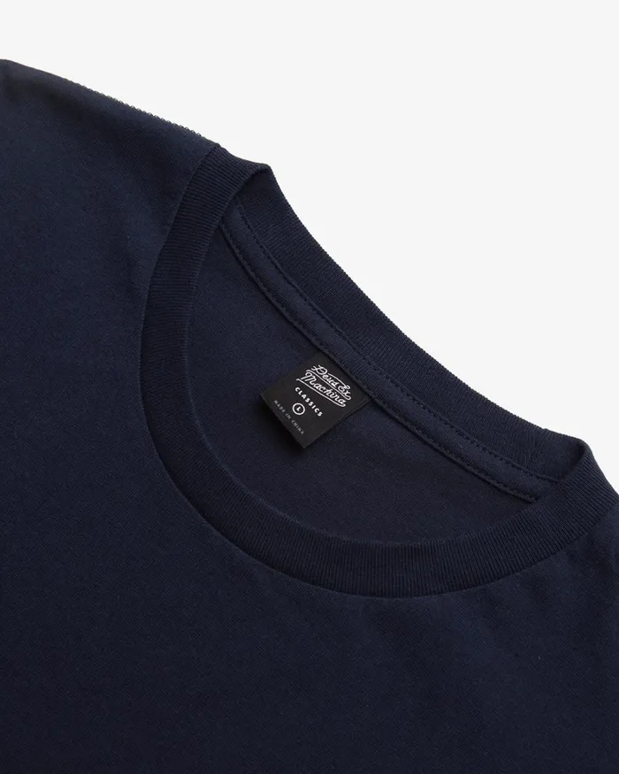 Men Shield Standard Tee 8211 Navy Deus Ex Machina Tees Men Shield Standard Tee 8211 Navy Deus Ex Machina Tees