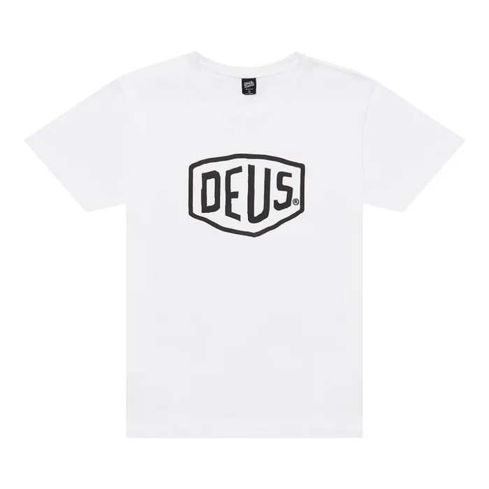 Men Shield Tee 8211 White Deus Ex Machina Tees