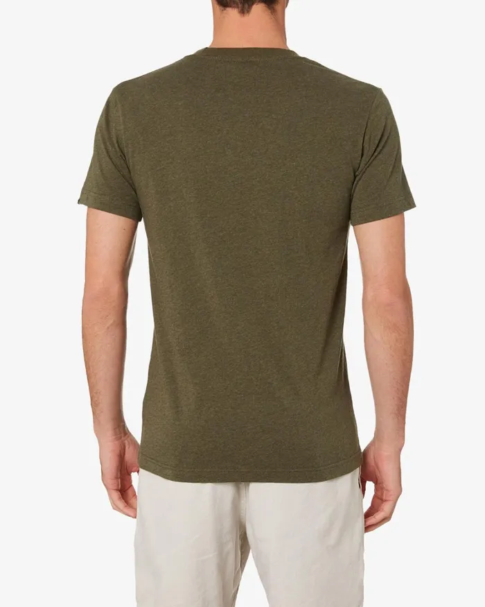 Men Shiner Tee 8211 Leaf Marle Deus Ex Machina Tees Men Shiner Tee 8211 Leaf Marle Deus Ex Machina Tees