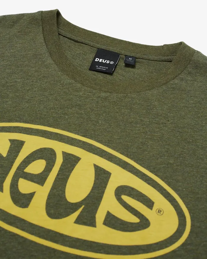 Men Shiner Tee 8211 Leaf Marle Deus Ex Machina Tees Men Shiner Tee 8211 Leaf Marle Deus Ex Machina Tees
