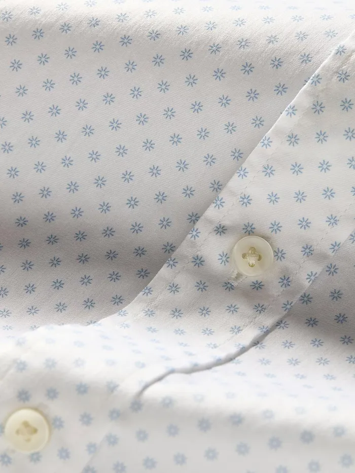 Men Shirts Faherty Movement Shirt Mist Sunburst