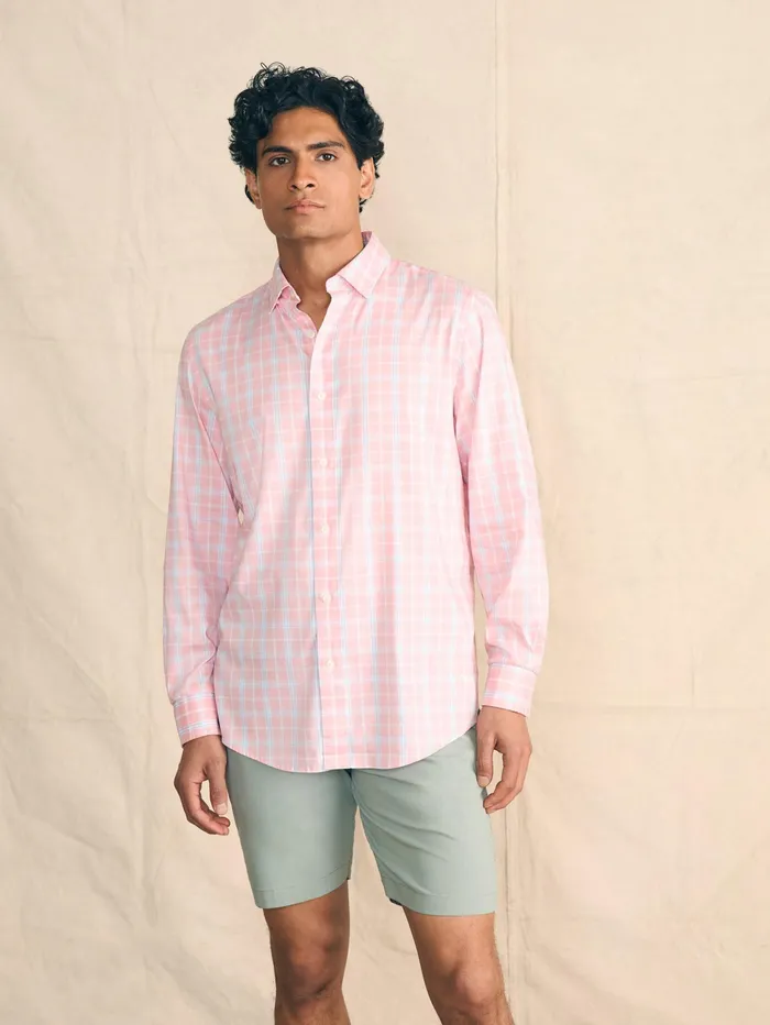 Men Shirts Faherty Movement Shirt Sugar Creek Plaid