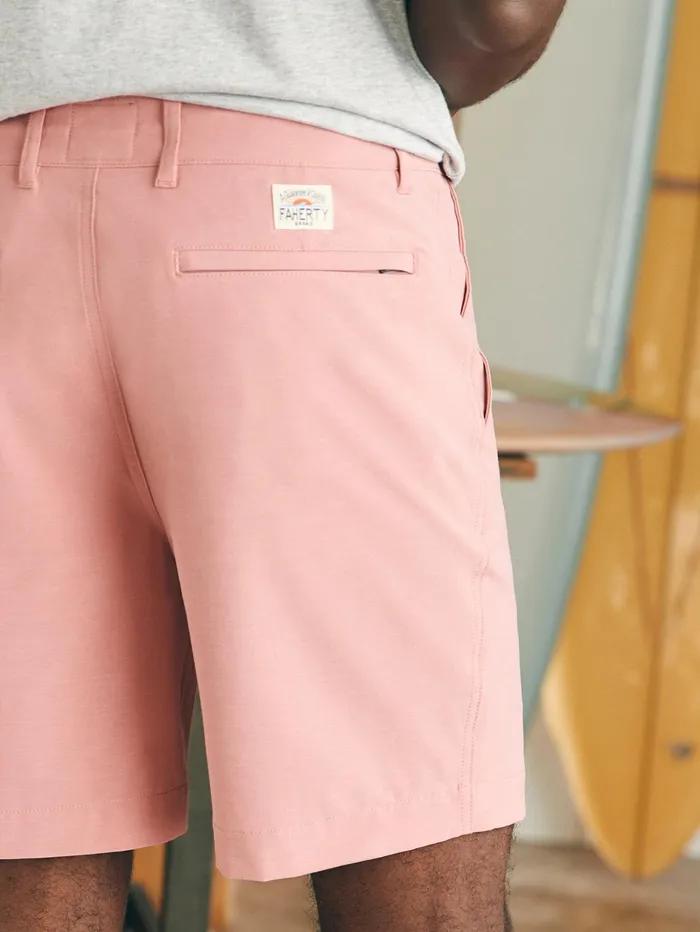 Men Shorts Faherty All Day Shorts 7quot Inseam Faded Flag