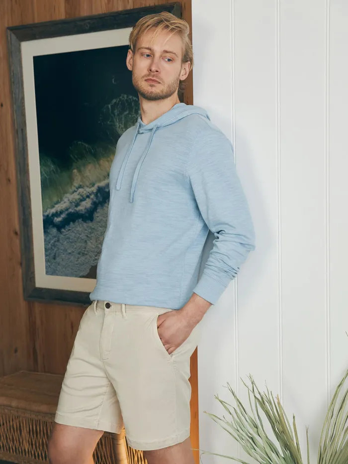 Men Shorts Faherty Coastline Stretch Chino Short 8quot Inseam Stone