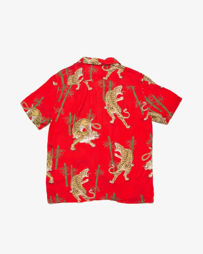 Men Solstice Short Sleeve Shirt 8211 Poppy Red Deus Ex Machina Shirts Men Solstice Short Sleeve Shirt 8211 Poppy Red Deus Ex Machina Shirts