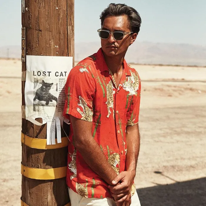 Men Solstice Short Sleeve Shirt 8211 Poppy Red Deus Ex Machina Shirts Men Solstice Short Sleeve Shirt 8211 Poppy Red Deus Ex Machina Shirts