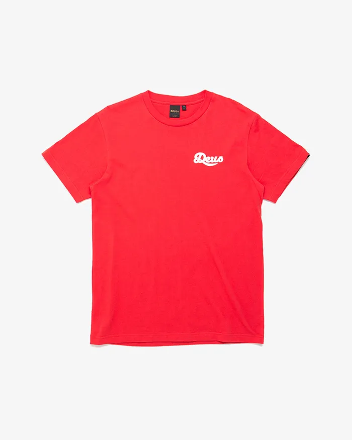 Men Speed Flop Tee 8211 Rocco Red Deus Ex Machina Tees Men Speed Flop Tee 8211 Rocco Red Deus Ex Machina Tees