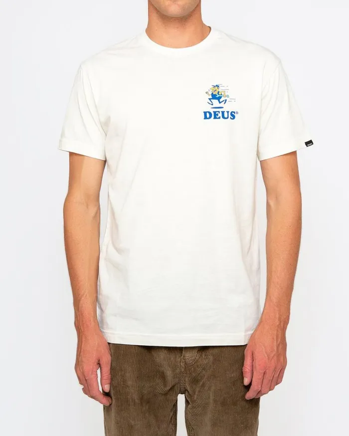 Men Speedy Tee 8211 Vintage White Deus Ex Machina Tees
