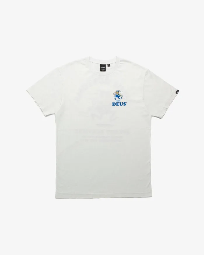 Men Speedy Tee 8211 Vintage White Deus Ex Machina Tees Men Speedy Tee 8211 Vintage White Deus Ex Machina Tees