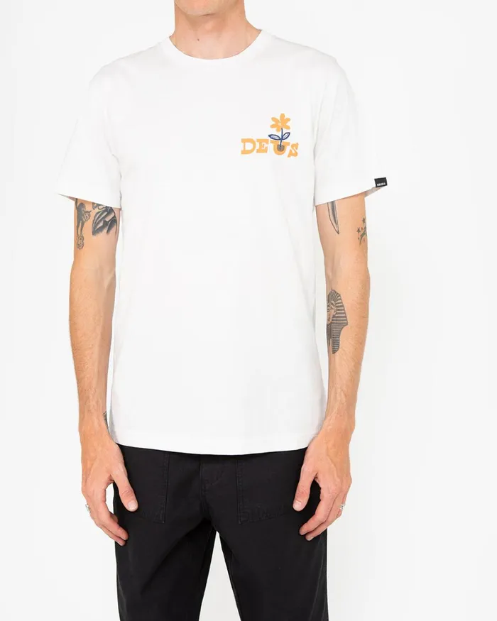 Men Sprung Tee 8211 Vintage White Deus Ex Machina Tees