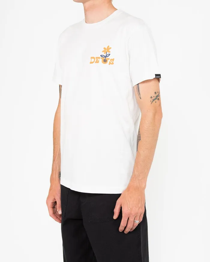 Men Sprung Tee 8211 Vintage White Deus Ex Machina Tees Men Sprung Tee 8211 Vintage White Deus Ex Machina Tees