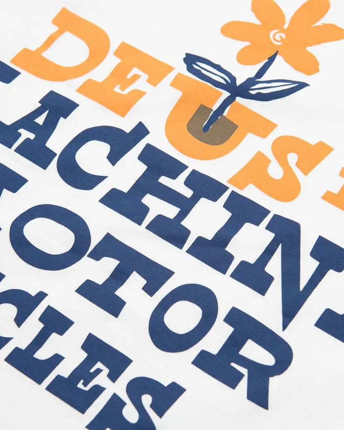 Men Sprung Tee 8211 Vintage White Deus Ex Machina Tees Men Sprung Tee 8211 Vintage White Deus Ex Machina Tees