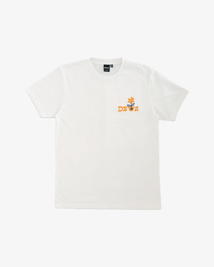Men Sprung Tee 8211 Vintage White Deus Ex Machina Tees Men Sprung Tee 8211 Vintage White Deus Ex Machina Tees