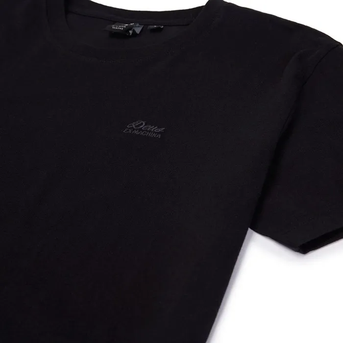 Men Standard Embroidered Tee 8211 Black Deus Ex Machina Tees Men Standard Embroidered Tee 8211 Black Deus Ex Machina Tees