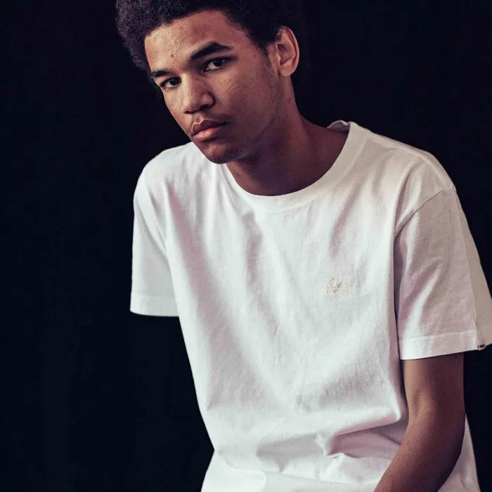 Men Standard Embroidered Tee 8211 White Deus Ex Machina Tees