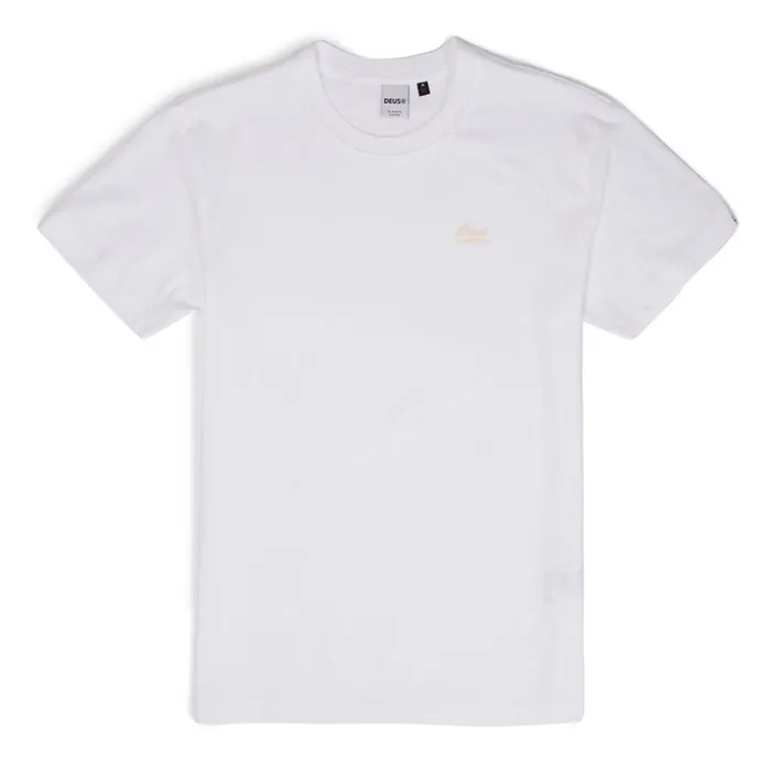 Men Standard Embroidered Tee 8211 White Deus Ex Machina Tees Men Standard Embroidered Tee 8211 White Deus Ex Machina Tees