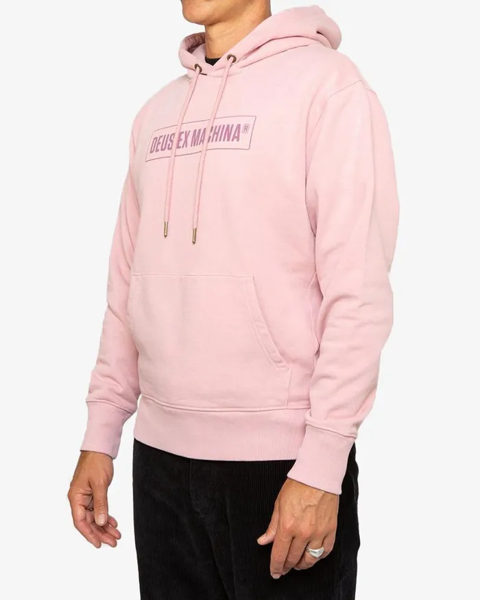 Men Subterrain Hoodie 8211 Zephyr Pink Deus Ex Machina HoodiesFleece Men Subterrain Hoodie 8211 Zephyr Pink Deus Ex Machina HoodiesFleece