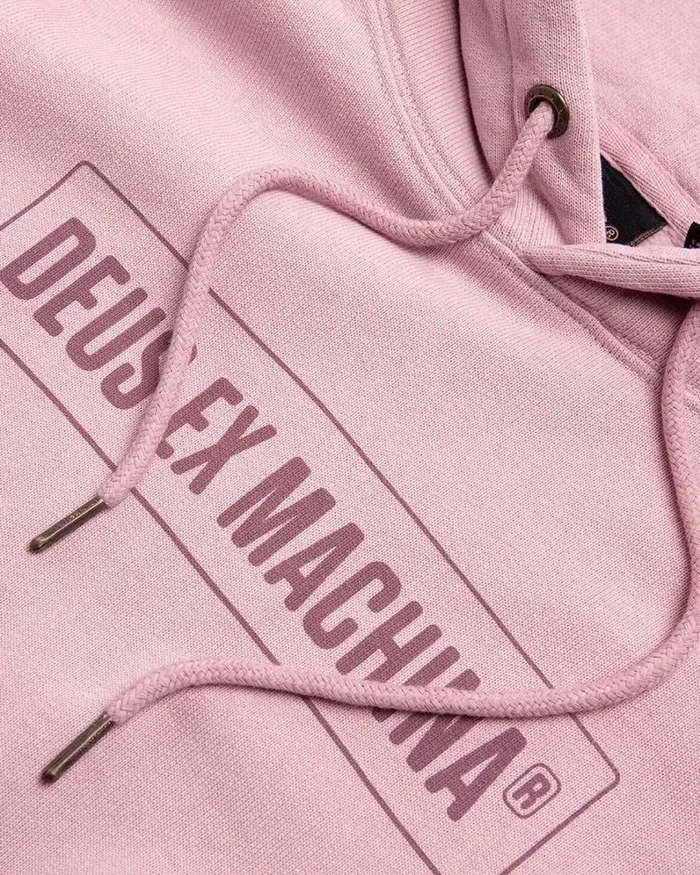 Men Subterrain Hoodie 8211 Zephyr Pink Deus Ex Machina HoodiesFleece Men Subterrain Hoodie 8211 Zephyr Pink Deus Ex Machina HoodiesFleece