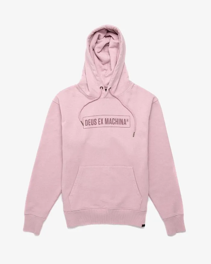 Men Subterrain Hoodie 8211 Zephyr Pink Deus Ex Machina HoodiesFleece Men Subterrain Hoodie 8211 Zephyr Pink Deus Ex Machina HoodiesFleece