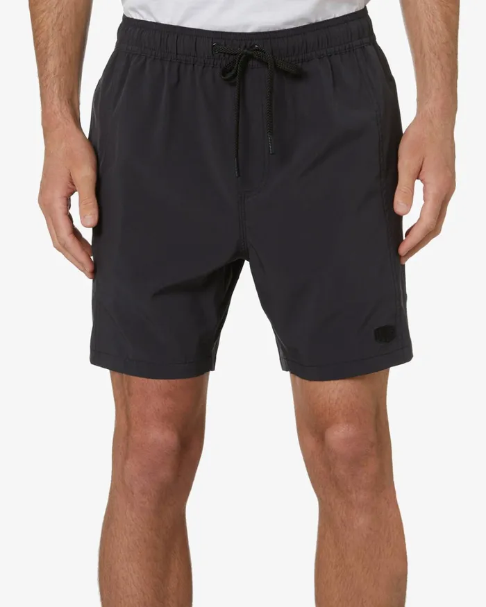 Men Summit Boardshort 8211 Black Deus Ex Machina Boardshorts